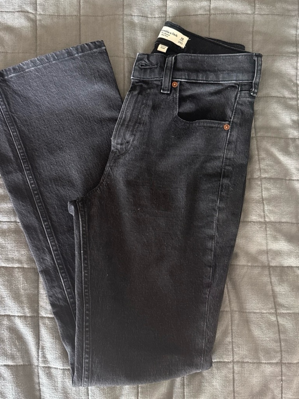 Abercrombie Women’s mid rise bootcut jeans